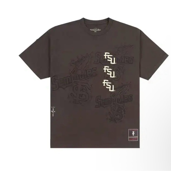 Mitchell & Ness FSU Seminoles Tee - Dark Brown